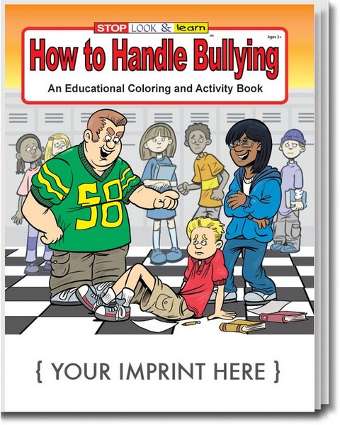 CS0235 How to Handle Bullying Coloring and Activity BOOK with Custom I